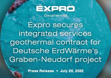 Expro Secures Integrated Services Geothermal Contract for Deutsche Erdwärme’s Graben-Neudorf Project