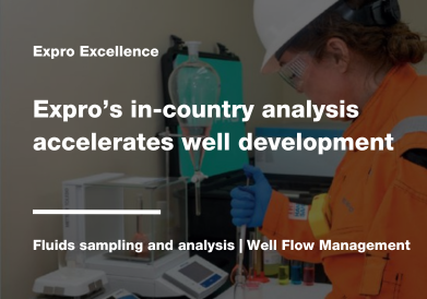 EXPRO’S IN-COUNTRY ANALYSIS ACCELERATES WELL DEVELOPMENT