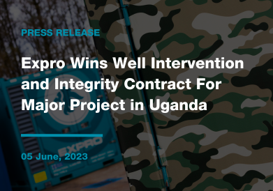 EXPRO WINS WELL INTERVENTION AND INTEGRITY CONTRACT FOR MAJOR PROJECT IN UGANDA