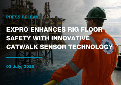 EXPRO ENHANCES RIG FLOOR SAFETY WITH INNOVATIVE CATWALK SENSOR TECHNOLOGY